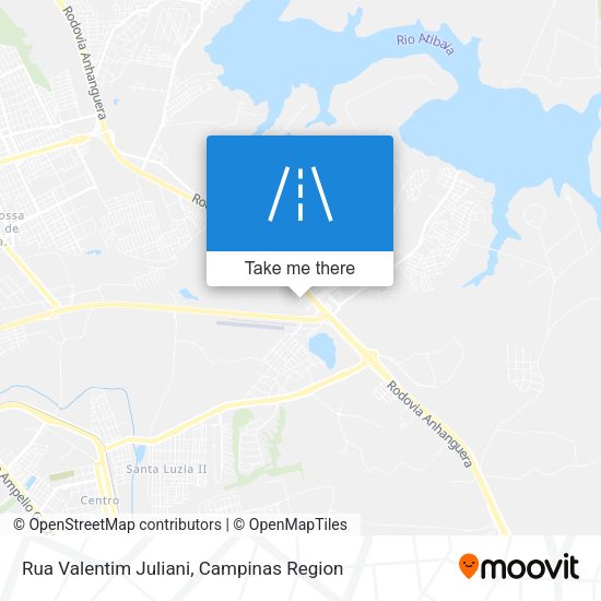 Rua Valentim Juliani map