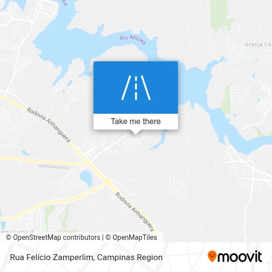 Rua Felício Zamperlim map