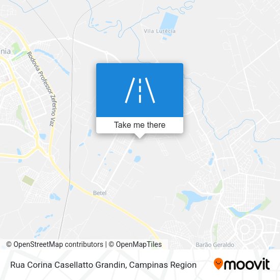 Rua Corina Casellatto Grandin map