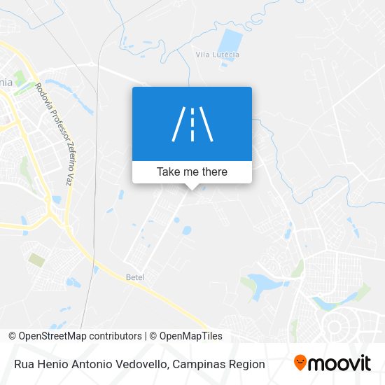 Rua Henio Antonio Vedovello map