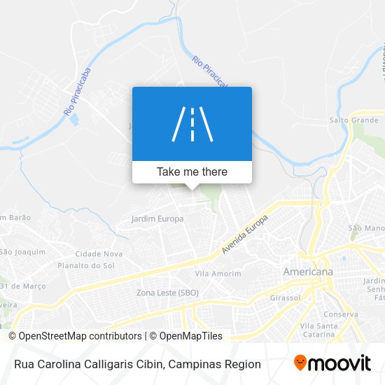 Rua Carolina Calligaris Cibin map