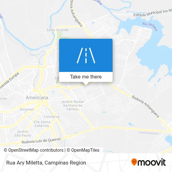 Rua Ary Miletta map