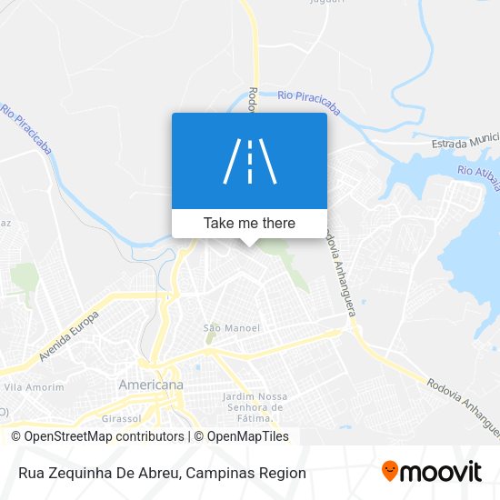 Rua Zequinha De Abreu map