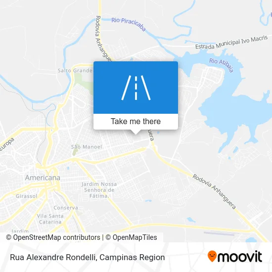 Rua Alexandre Rondelli map