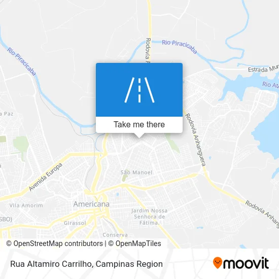Rua Altamiro Carrilho map