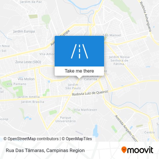 Rua Das Tâmaras map