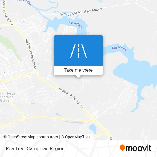 Rua Três map