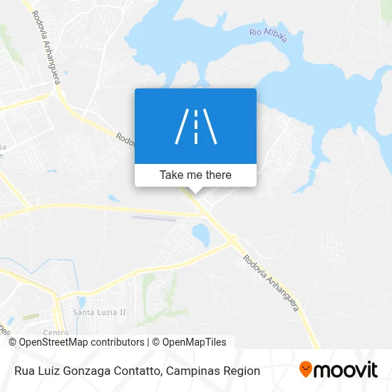 Rua Luiz Gonzaga Contatto map