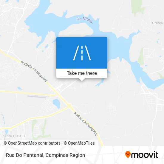 Rua Do Pantanal map