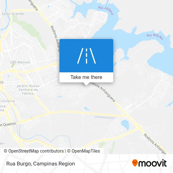 Rua Burgo map