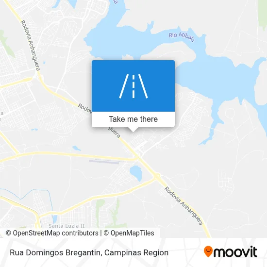 Rua Domingos Bregantin map