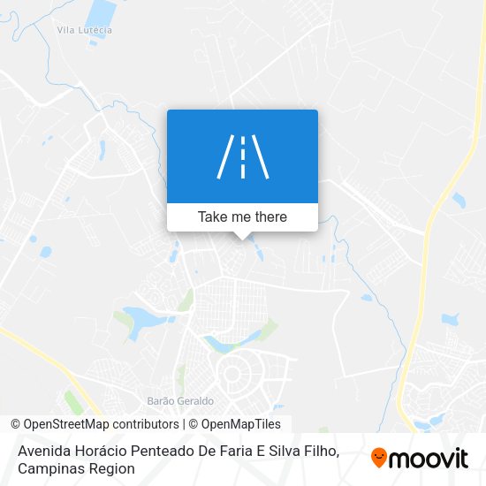 Avenida Horácio Penteado De Faria E Silva Filho map