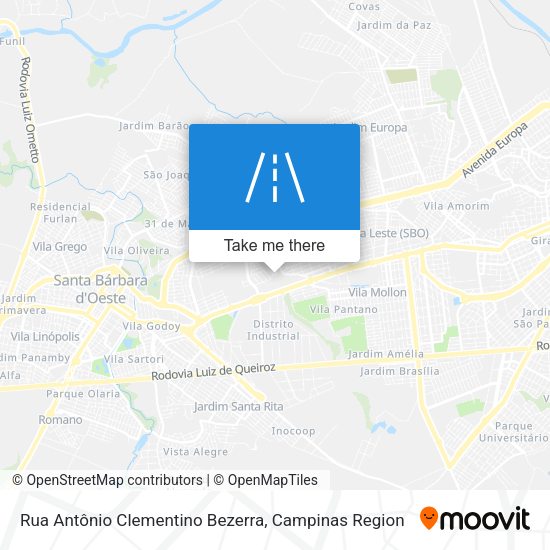Rua Antônio Clementino Bezerra map