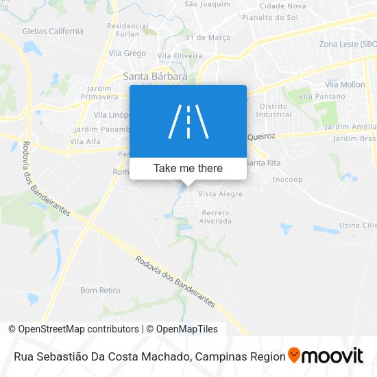 Rua Sebastião Da Costa Machado map