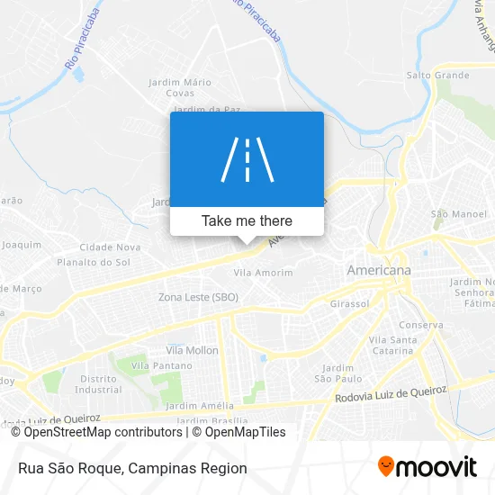 Rua São Roque map