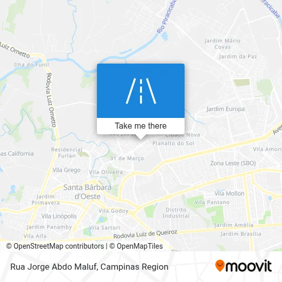 Rua Jorge Abdo Maluf map