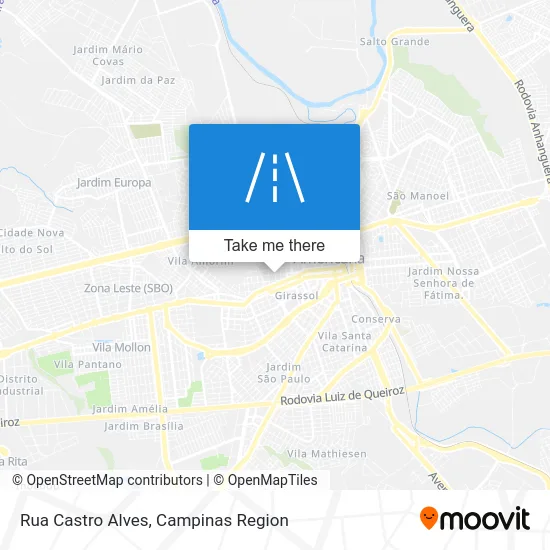 Rua Castro Alves map