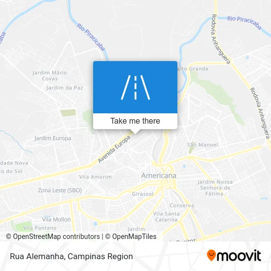 Rua Alemanha map