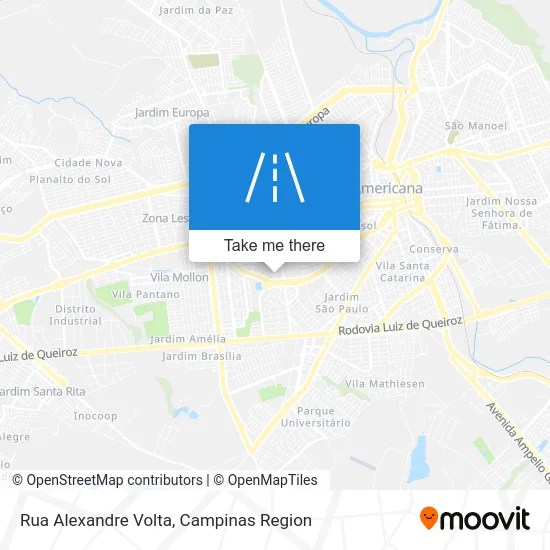 Rua Alexandre Volta map