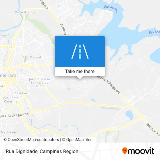 Rua Dignidade map