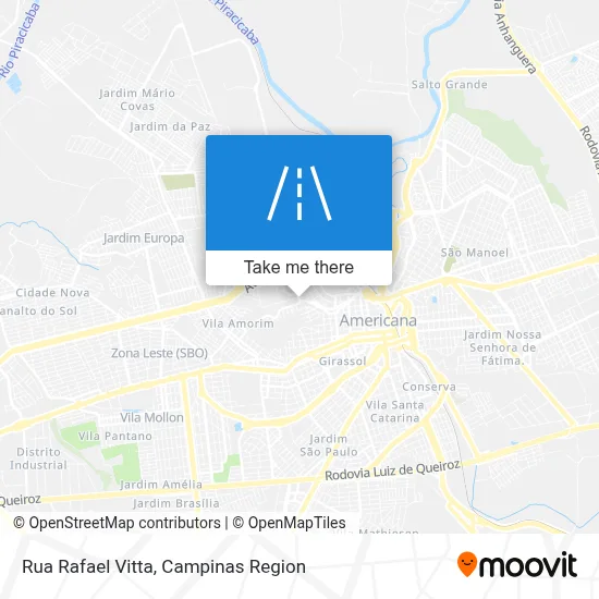 Rua Rafael Vitta map