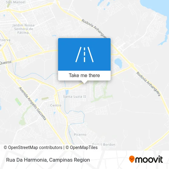 Rua Da Harmonia map