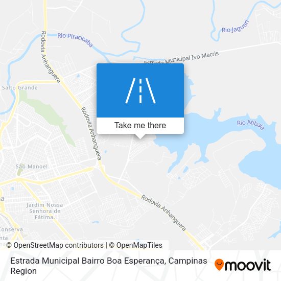 Estrada Municipal Bairro Boa Esperança map