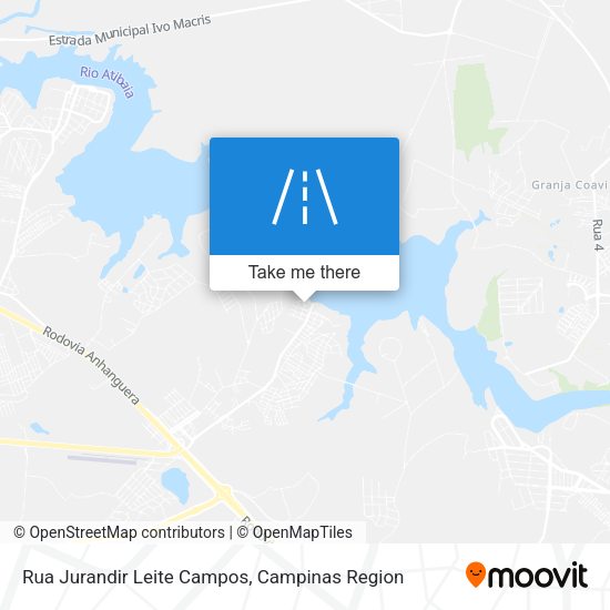 Rua Jurandir Leite Campos map