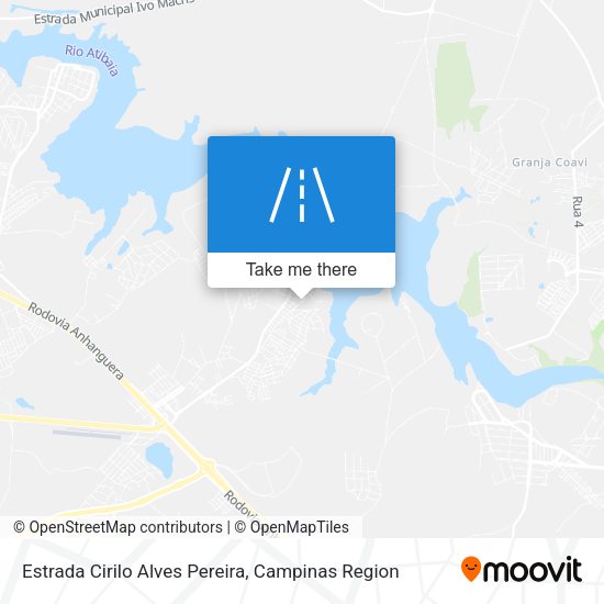 Estrada Cirilo Alves Pereira map