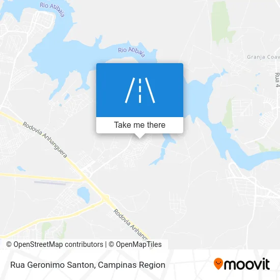 Rua Geronimo Santon map
