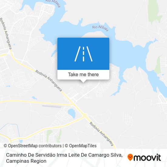 Caminho De Servidão Irma Leite De Camargo Silva map