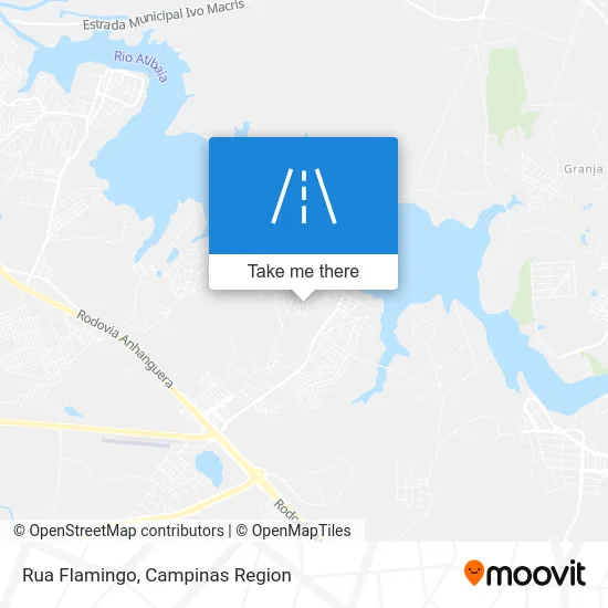 Rua Flamingo map