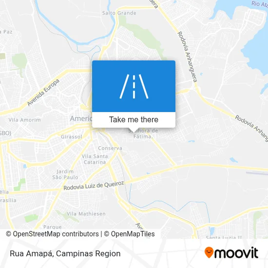 Rua Amapá map