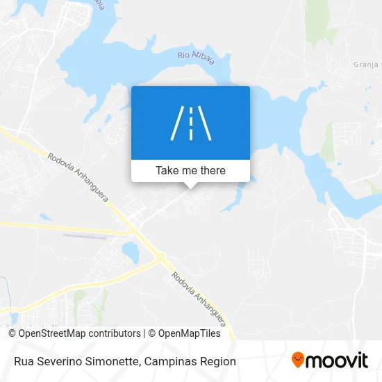 Rua Severino Simonette map