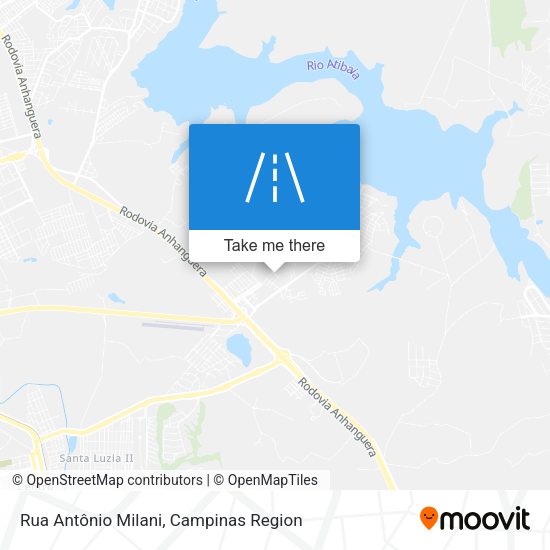 Rua Antônio Milani map