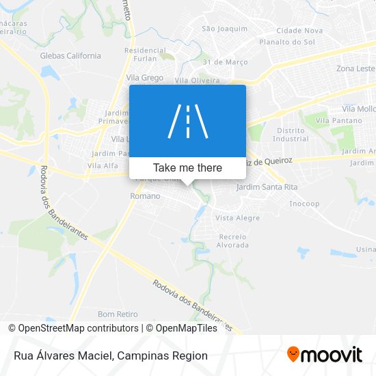 Rua Álvares Maciel map