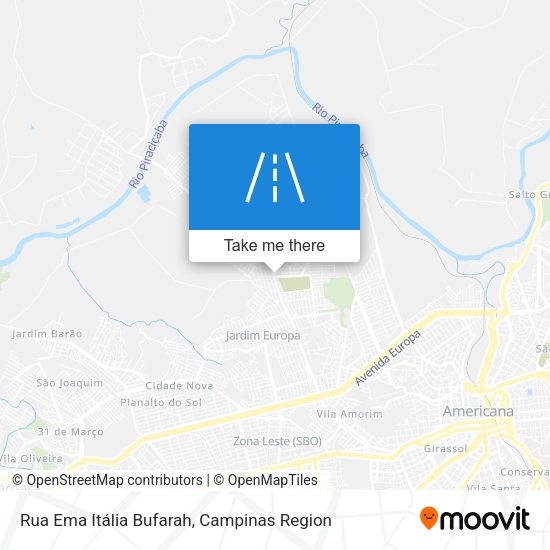 Rua Ema Itália Bufarah map