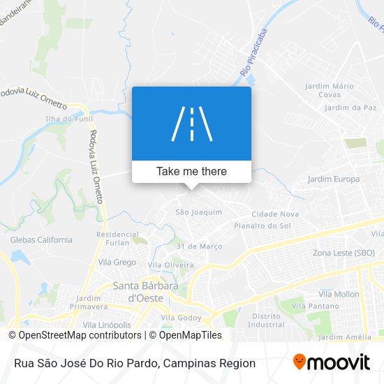 Rua São José Do Rio Pardo map