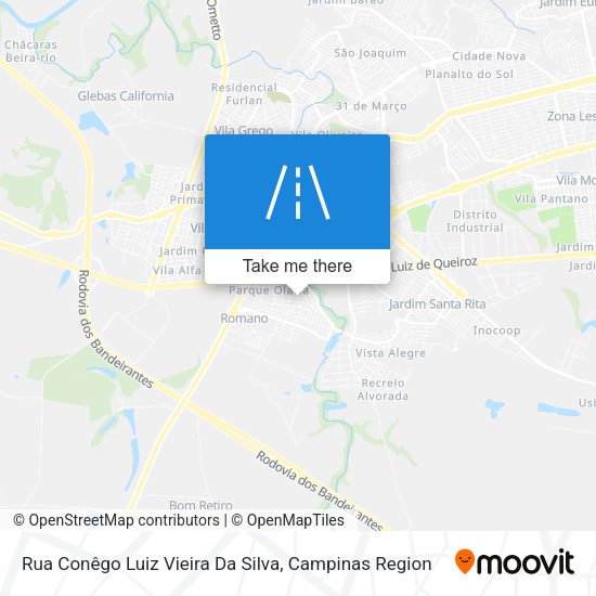 Rua Conêgo Luiz Vieira Da Silva map