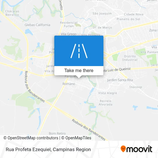 Rua Profeta Ezequiel map