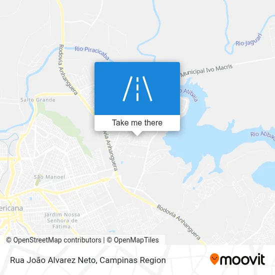 Rua João Alvarez Neto map