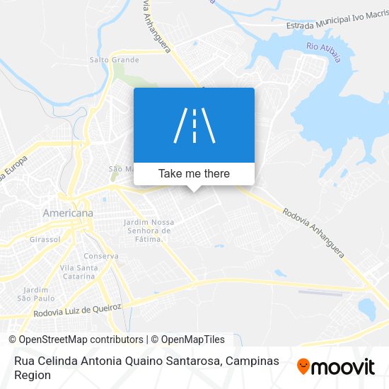 Rua Celinda Antonia Quaino Santarosa map