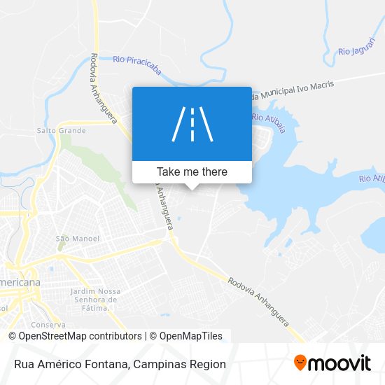 Rua Américo Fontana map