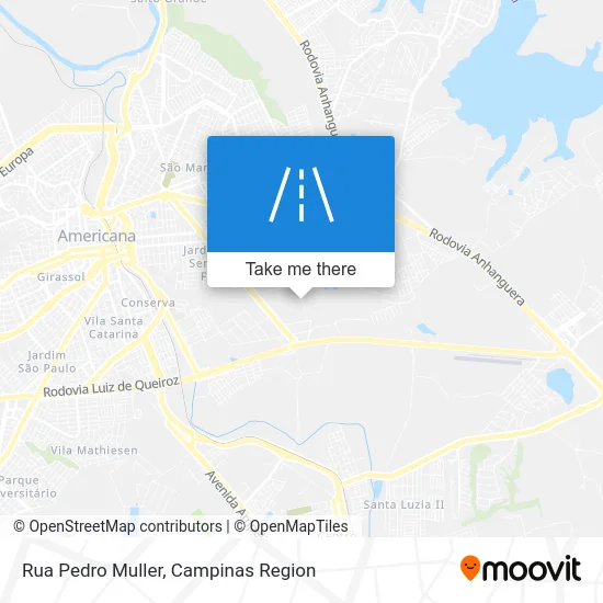 Rua Pedro Muller map