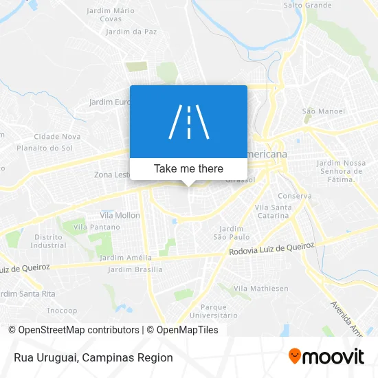 Rua Uruguai map