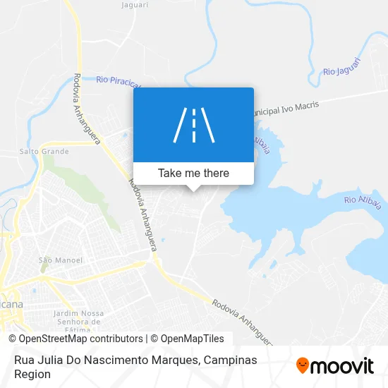 Rua Julia Do Nascimento Marques map