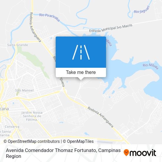 Avenida Comendador Thomaz Fortunato map