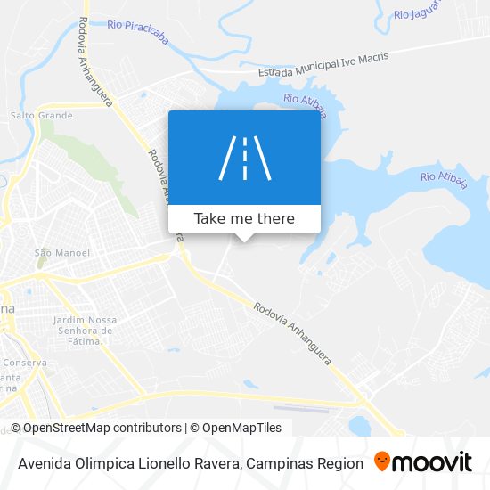 Avenida Olimpica Lionello Ravera map