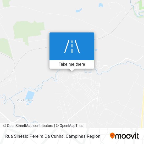 Rua Sinesio Pereira Da Cunha map
