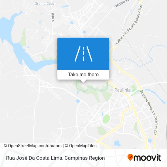 Rua José Da Costa Lima map